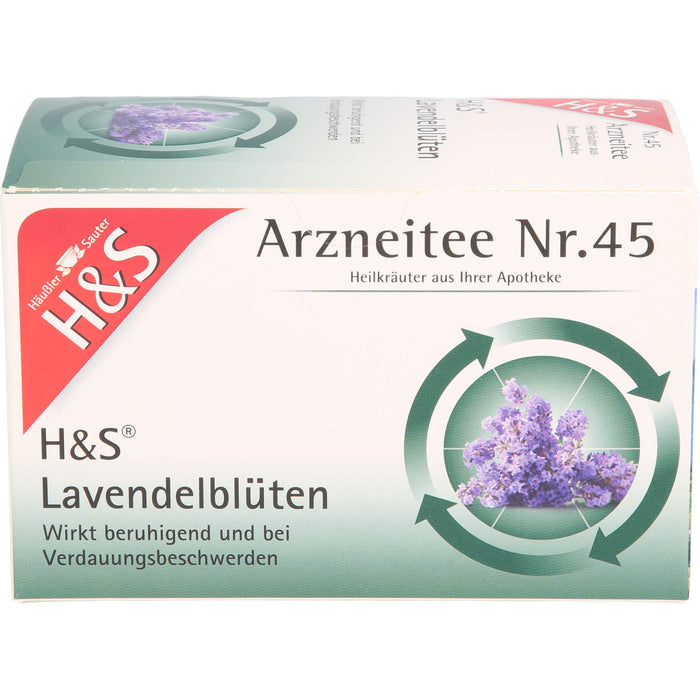 H&S Lavendelblüten Arzneitee Nr.45 Filterbeutel, 20 pc Sac filtrant