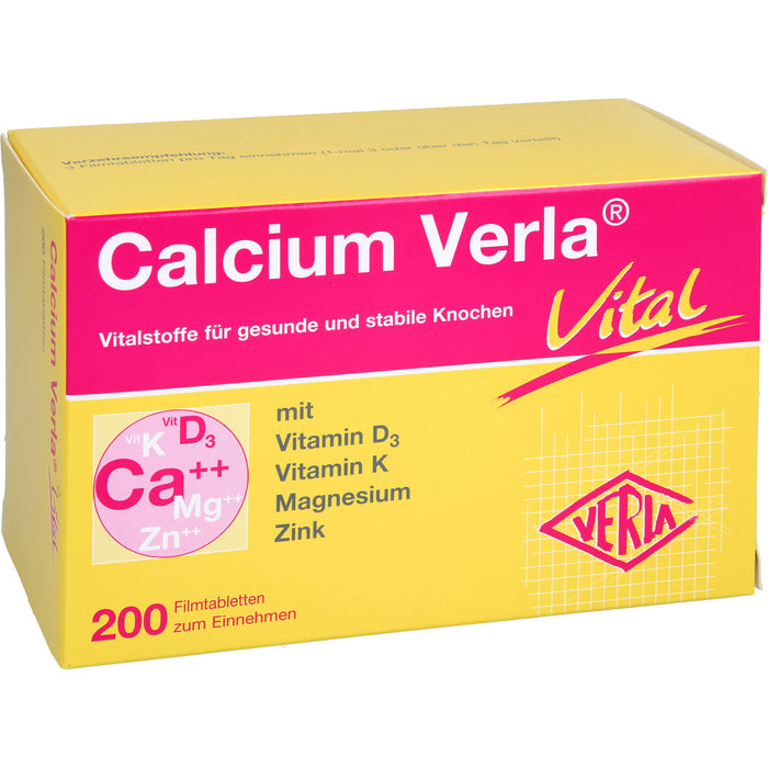 Calcium Verla vital Filmtabletten, 200 pcs. Tablets