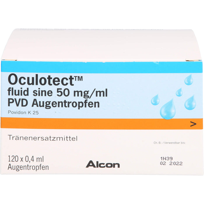 Oculotect™ fluid sine 50 mg/ml PVD Augentropfen, 120 St. Lösung