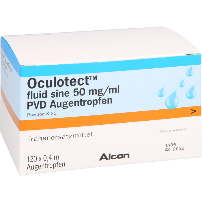 Oculotect fluid sine 50 mg/ml PVD Augentropfen, 120 pc Solution