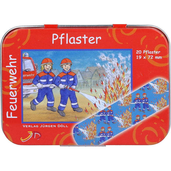 KINDERPFLASTER FEUERWEHR - BRIEFCHEN, 20 St. Pflaster