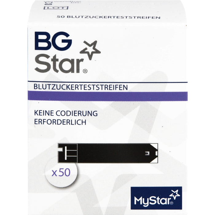 BG Star Eurim Blutzuckerteststreifen, 50 pcs. Test strips