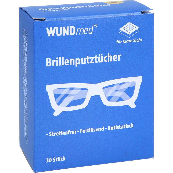 WUNDmed Brillenputztücher für klare Sicht, 30 pcs. Cloths