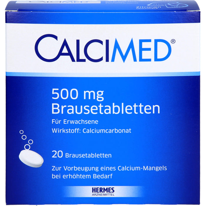 Calcimed 500 mg Brausetabletten, 20 St BTA