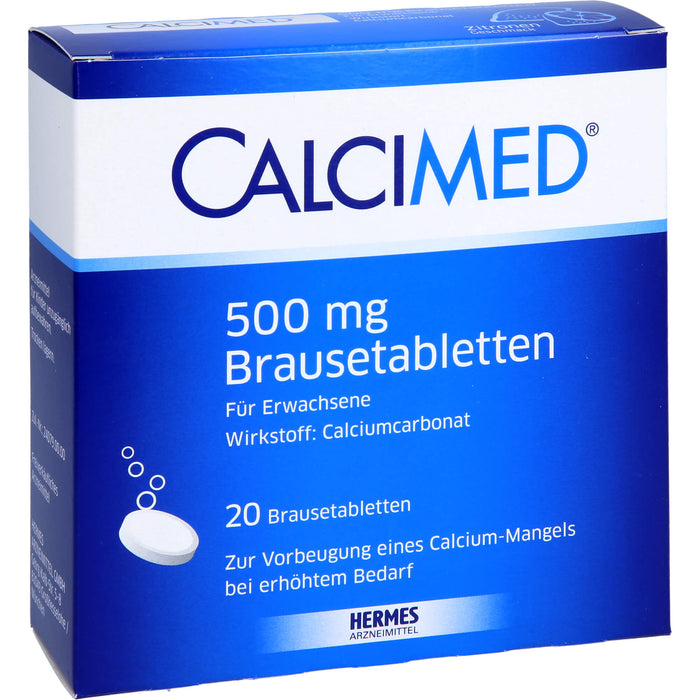 Calcimed 500 mg Brausetabletten, 20 St BTA