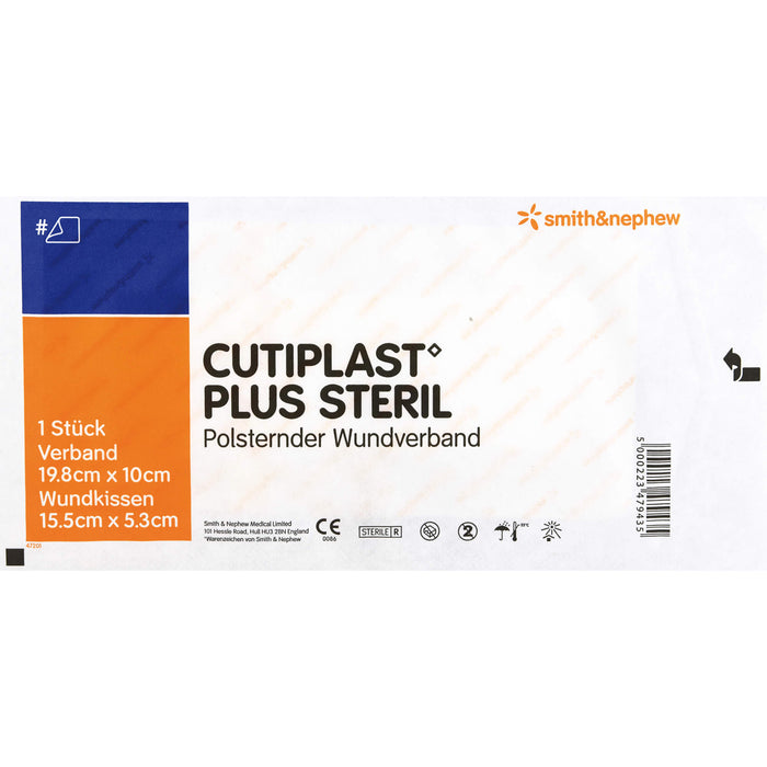 CUTIPLAST Plus steril Wundverband 10 cm x 19.8 cm , 1 pcs. Patch