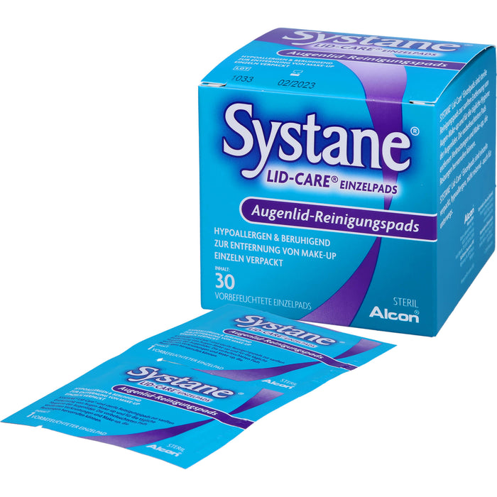 Systane LID-CARE Einzelpads Augenlid-Reinigungspads, 30 pc Tissus