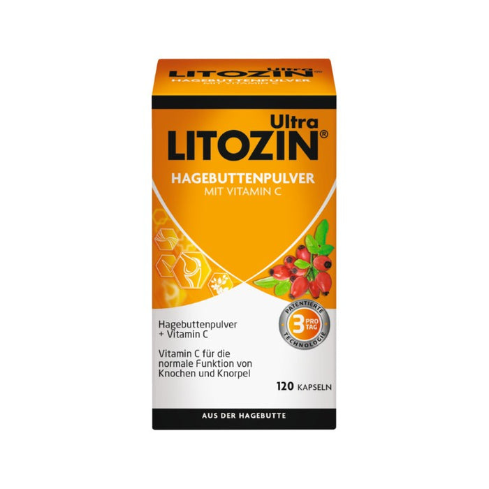 LITOZIN Ultra Hagebuttenpulver Kapseln, 120 pc Capsules