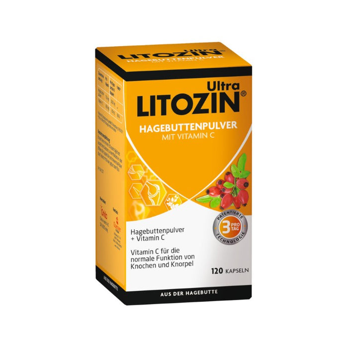 LITOZIN Ultra Hagebuttenpulver Kapseln, 120 pcs. Capsules