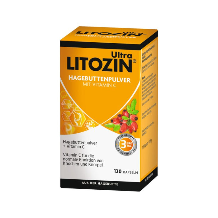 LITOZIN Ultra Hagebuttenpulver Kapseln, 120 pcs. Capsules