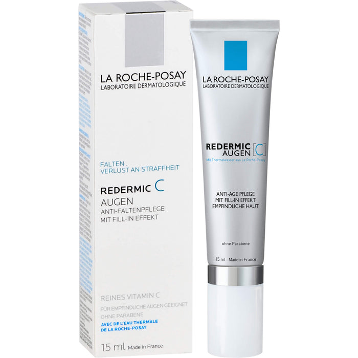 LA ROCHE-POSAY Redermic C Augen Anti-Faltenpflege, 15 ml Crème