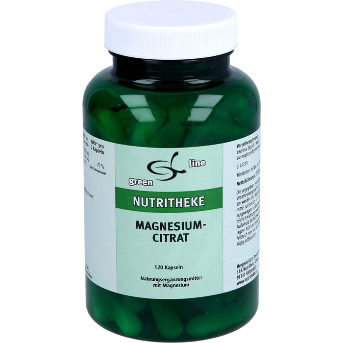 green line Nutritheke Magnesiumcitrat, 120 St. Kapseln