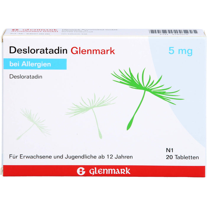 Desloratadin Glenmark 5 mg Tabletten, 20 St TAB