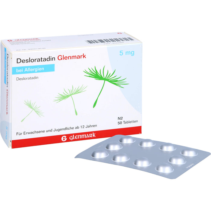 Desloratadin Glenmark 5 mg Tabletten, 50 St TAB