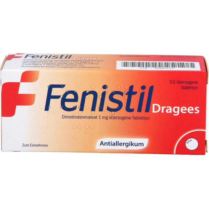 Fenistil Emra Dragees, 50 pcs. Tablets