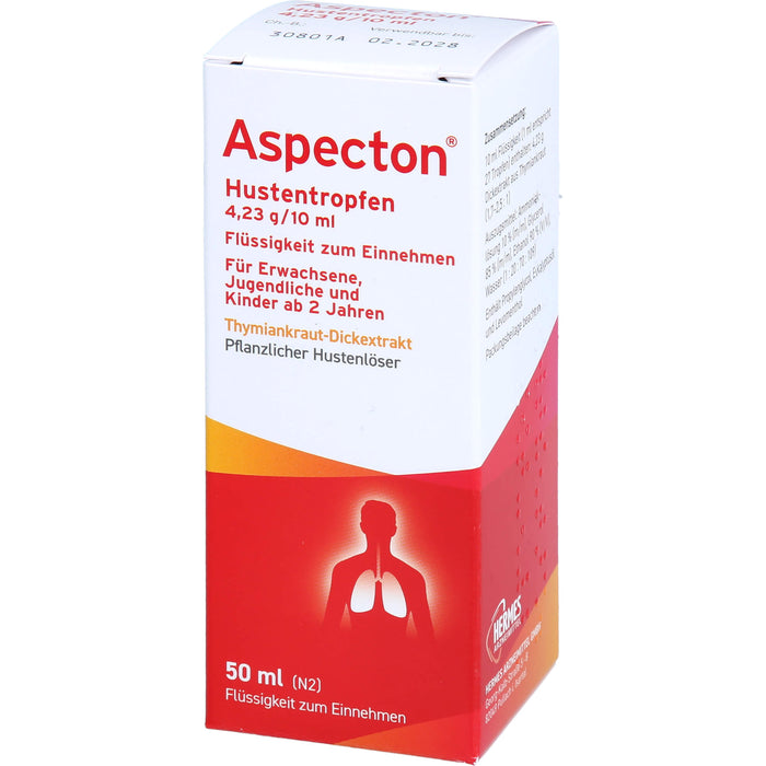 Aspecton Hustentropfen, 50 ml Solution