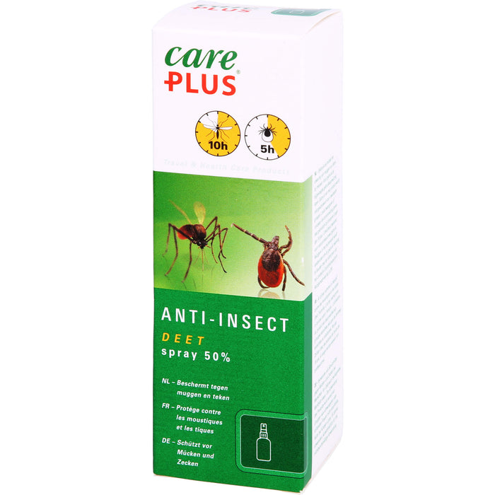 care PLUS Anti-Insect Deet Spray 50 %, 60 ml Solution