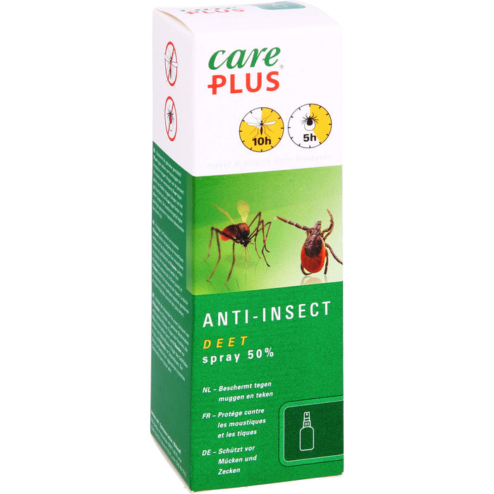 care PLUS Anti-Insect Deet Spray 50 %, 60 ml Solution