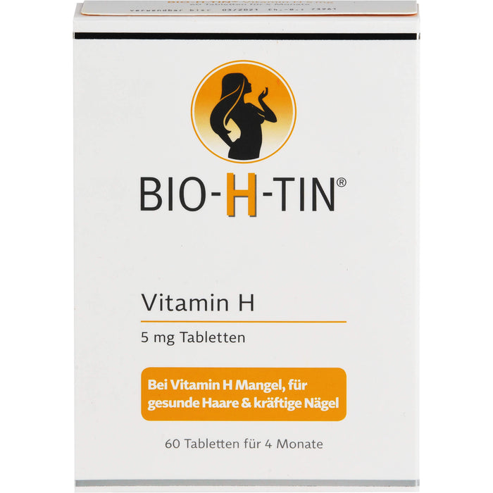 BIO-H-TIN Vitamin H Tabletten 5 mg für 4 Monate, 60 pc Tablettes