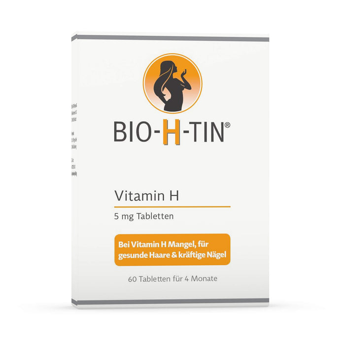 BIO-H-TIN Vitamin H Tabletten 5 mg für 4 Monate, 60 St. Tabletten