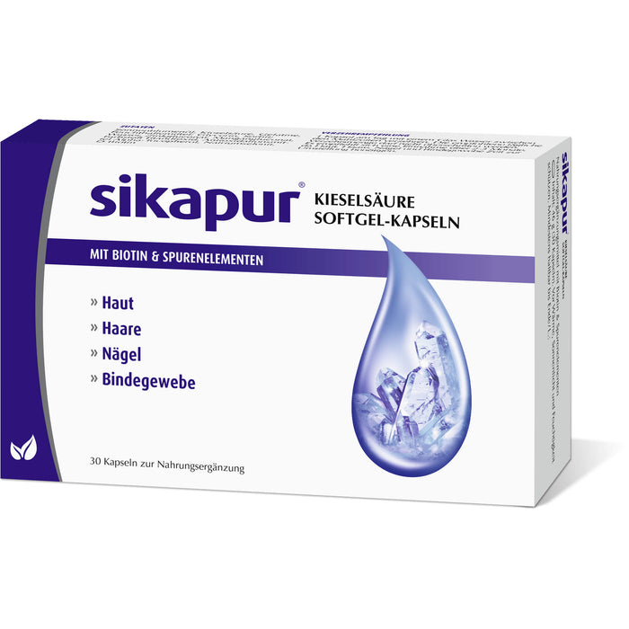 sikapur Kieselsäure Softgel-Kapseln, 30 St. Kapseln