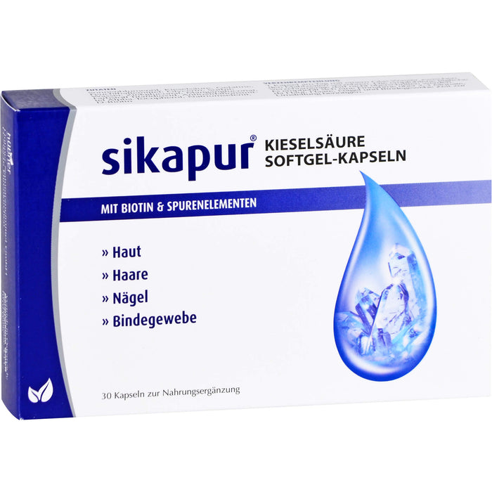 sikapur Kieselsäure Softgel-Kapseln, 30 pc Capsules