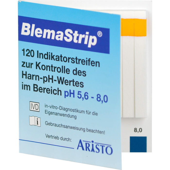 BLEMASTRIP PH 5,6-8,0, 120 St. Teststreifen