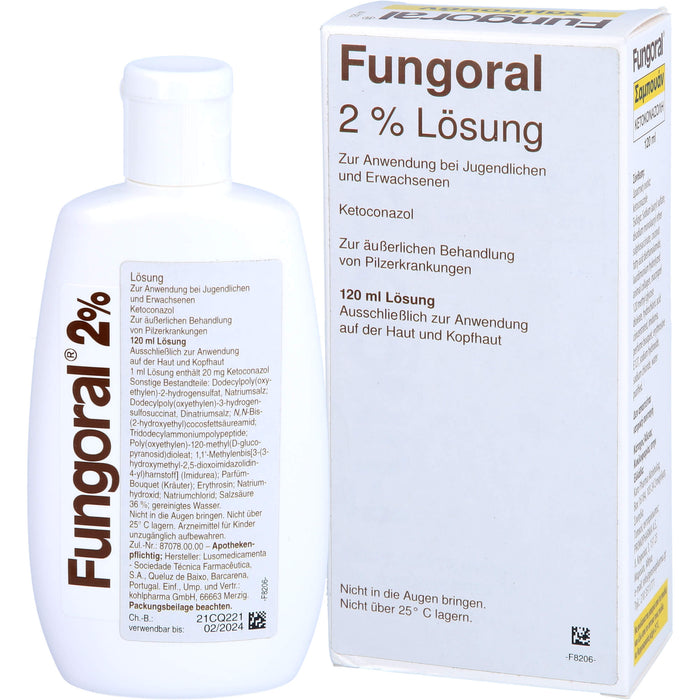 Fungoral 2 % kohlpharma Lösung, 120 ml Solution