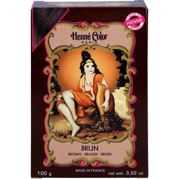 Henna Color Pulver Braun(Brun), 100 g PUL