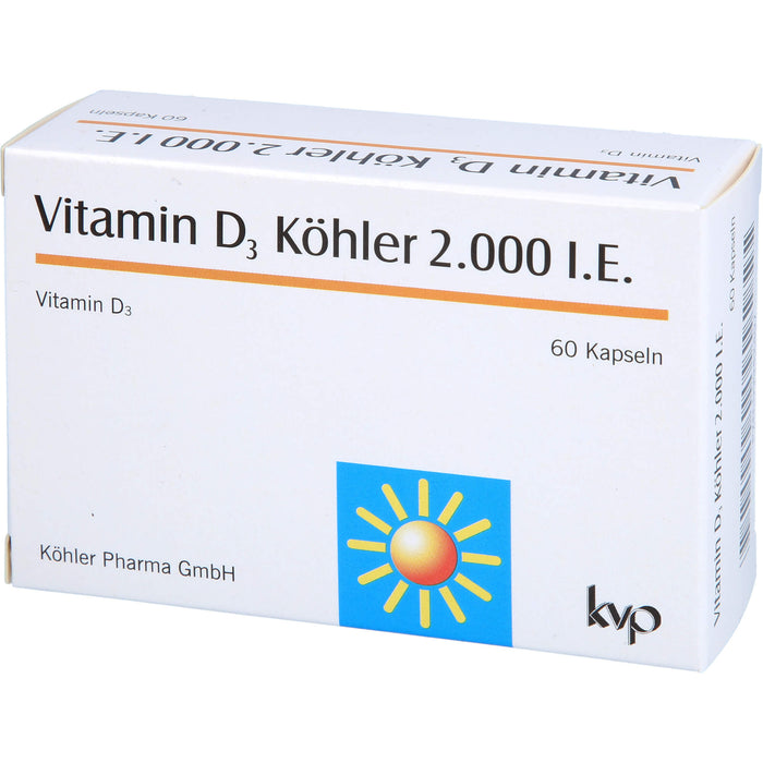 Vitamin D3 Köhler 2000 IE, 60 pcs. Capsules