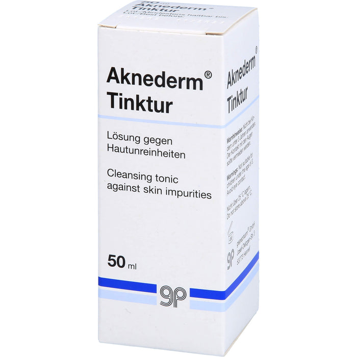 Aknederm Tinktur gegen Hautunreinheiten, 50 ml Lösung