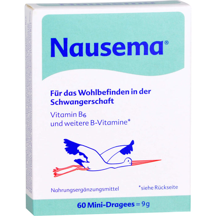 Nausema Mini-Dragees für Wohlbefinden in der Schwangerschaft, 60 pc Tablettes