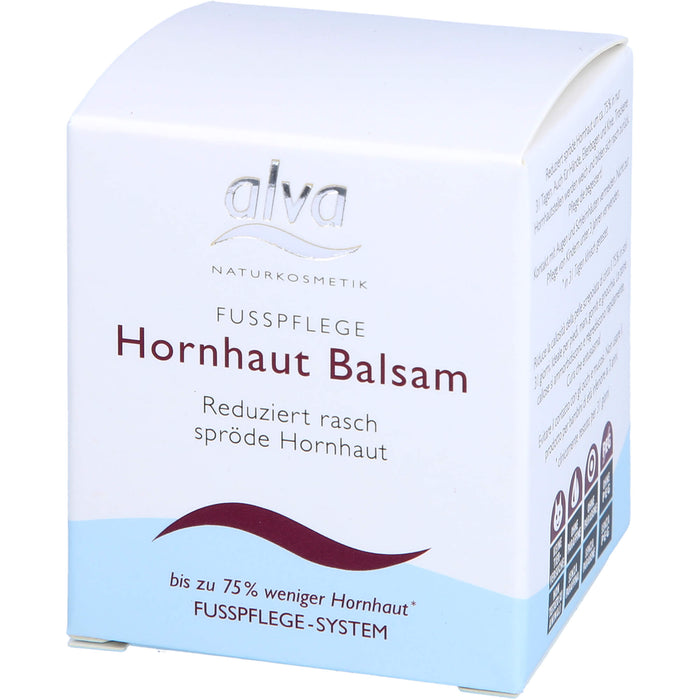 alva Fusspflege Hornhaut Balsam, 30 ml Crème