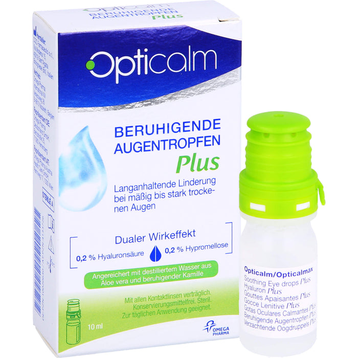 Opticalm Beruhigende Augentropfen Plus, 10 ml ATR