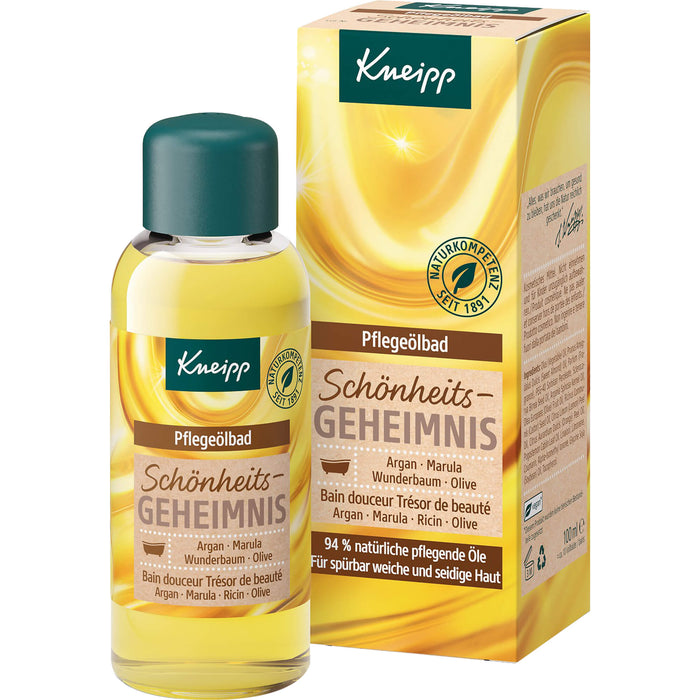 Kneipp Pflegeölbad Schönheitsgeheimnis, 100 ml Öl