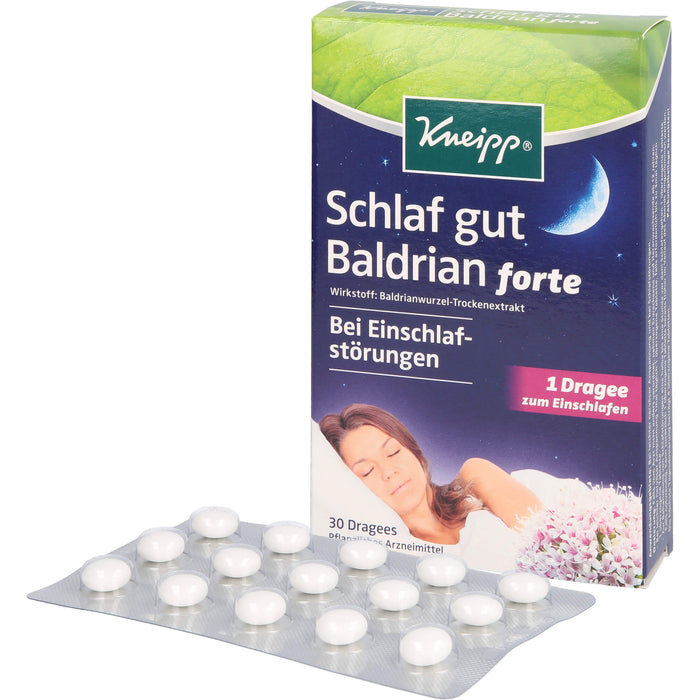 Kneipp Schlaf Gut Baldrian forte, 30 St. Tabletten