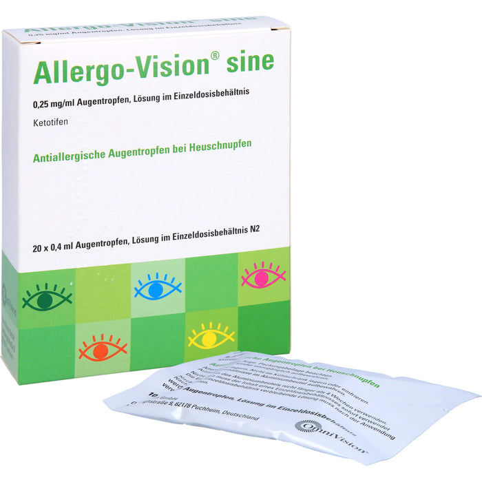 Allergo-Vision sine 0,25 mg/ml Augentropfen, 20 pc Ampoules