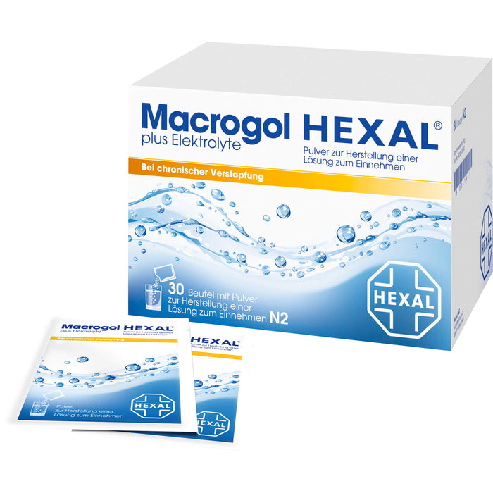 Macrogol HEXAL plus Elektrolyte, 30 pc Sachets