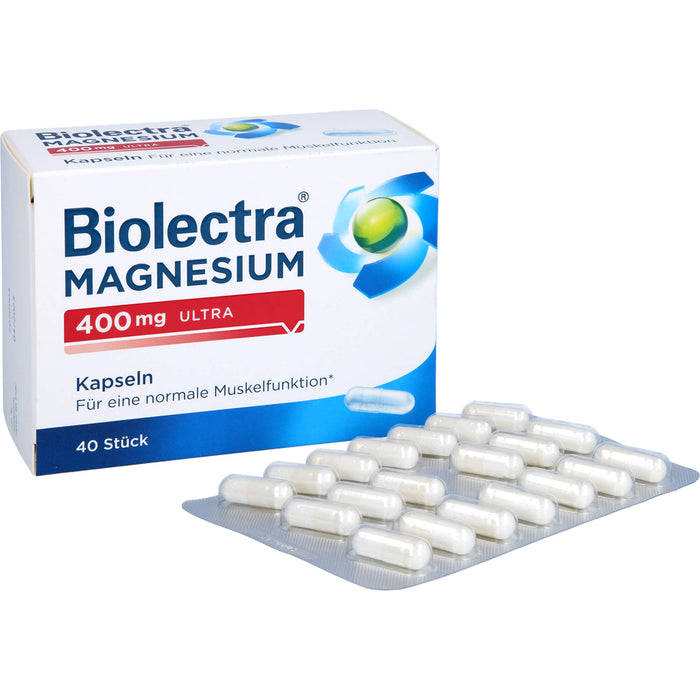 Biolectra Magnesium 400 mg ultra Kapseln, 40 pcs. Capsules