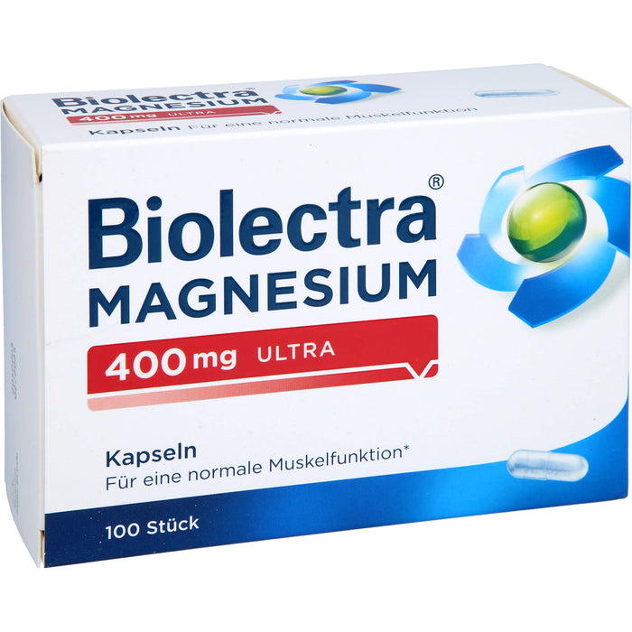 Biolectra Magnesium 400 mg ultra Kapseln, 100 pc Capsules