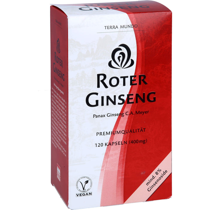 Roter Ginseng 400mg 8% von Terra Mundo, 120 St KAP