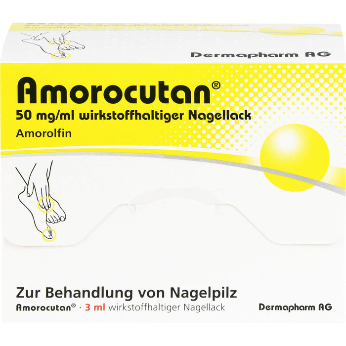 Amorocutan 50 mg/ml wirkstoffhaltiger Nagellack, 3 ml Wirkstoffhaltiger Nagellack