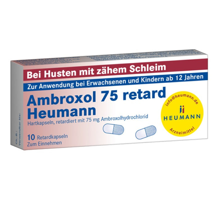 Ambroxol 75 retard Heumann Retardkapseln, 10 pc Capsules