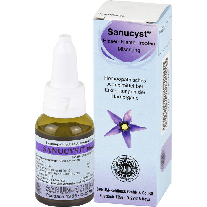 Sanucyst Blasen-Nieren-Tropfen, 30 ml TEI