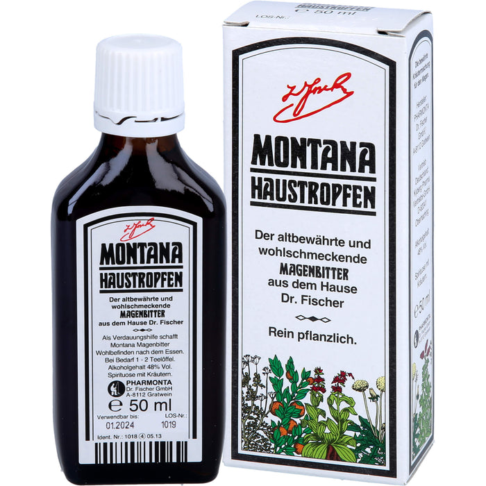 MONTANA Haustropfen Kräutermischung für den Magen, 50 ml Solution