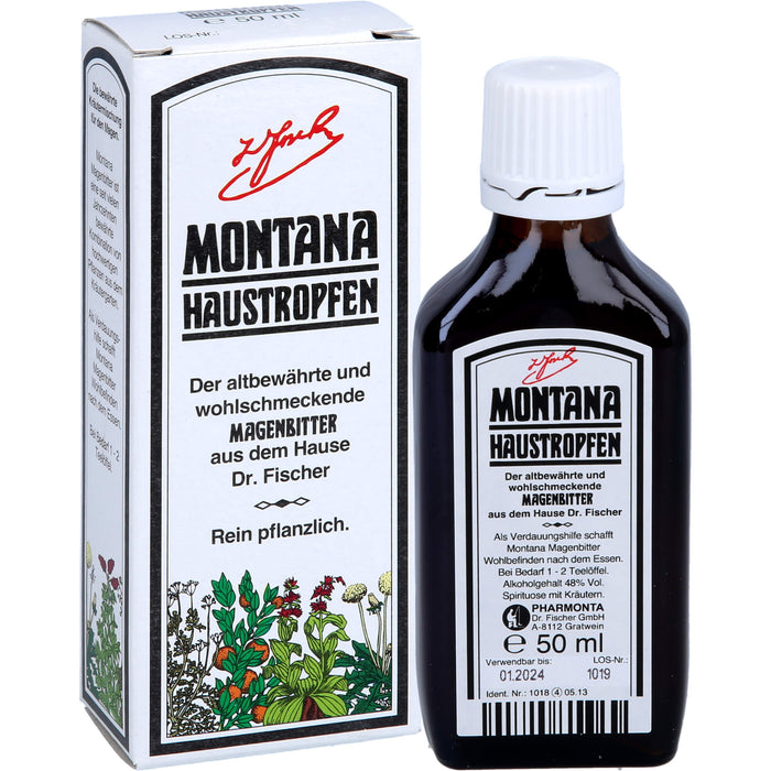 MONTANA Haustropfen Kräutermischung für den Magen, 50 ml Solution