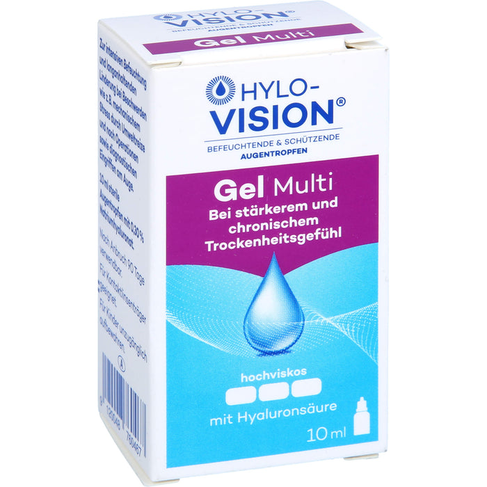 HYLO-VISION Gel Multi Augentropfen, 10 ml Solution