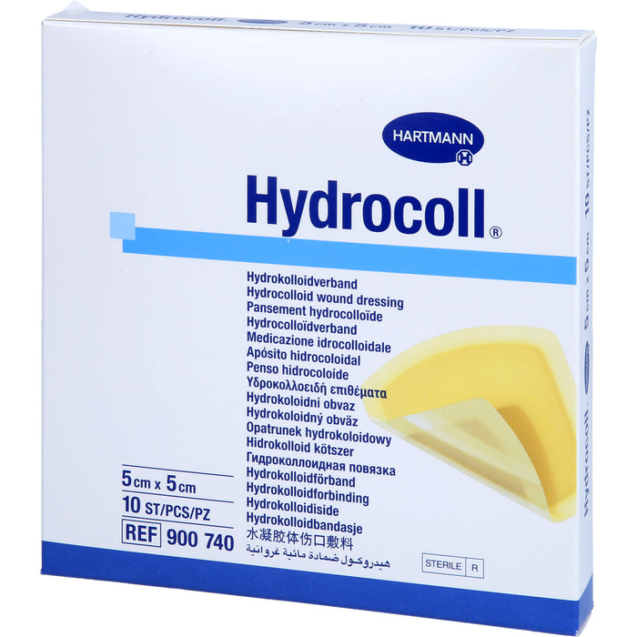 HYDROCOLL 5x5cm Wundverband CPC, 10 St KOM