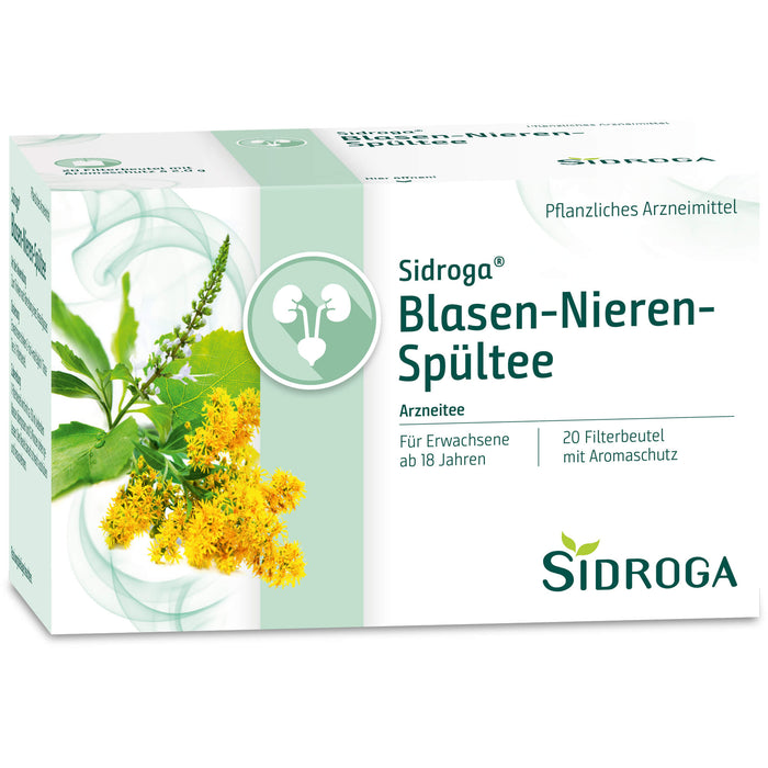 Sidroga Blasen-Nieren-Spültee für die ableitenden Harnwege, 20 pc Sac filtrant