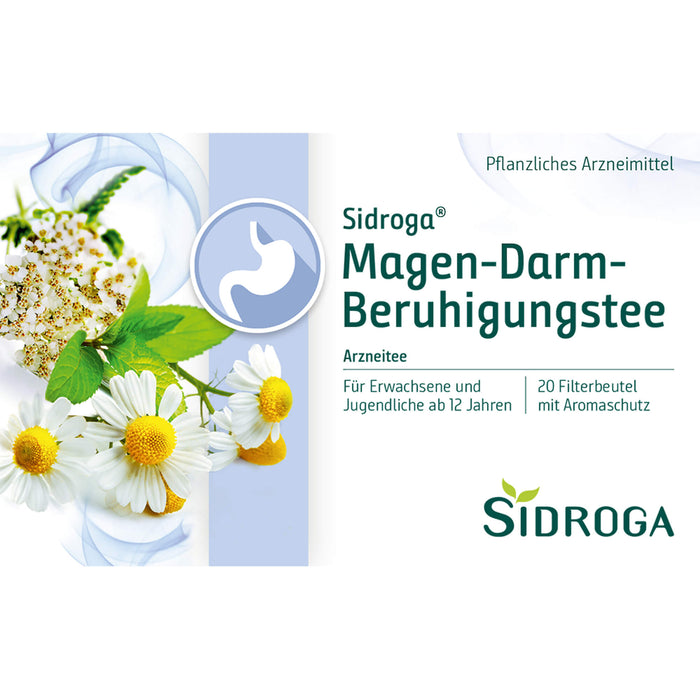 Sidroga Magen-Darm-Beruhigungstee Filterbeutel, 20 pcs. Filter bag